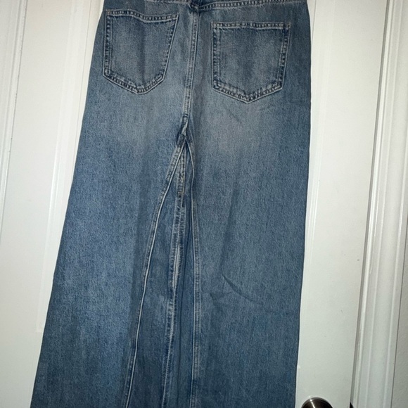 Mango Blue Denim Maxi  Skirt 'Venetia' new - Picture 7 of 11